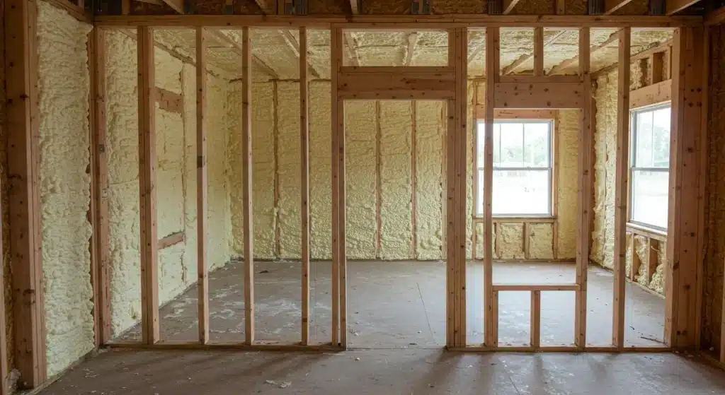 Spray Foam Insulation Installation