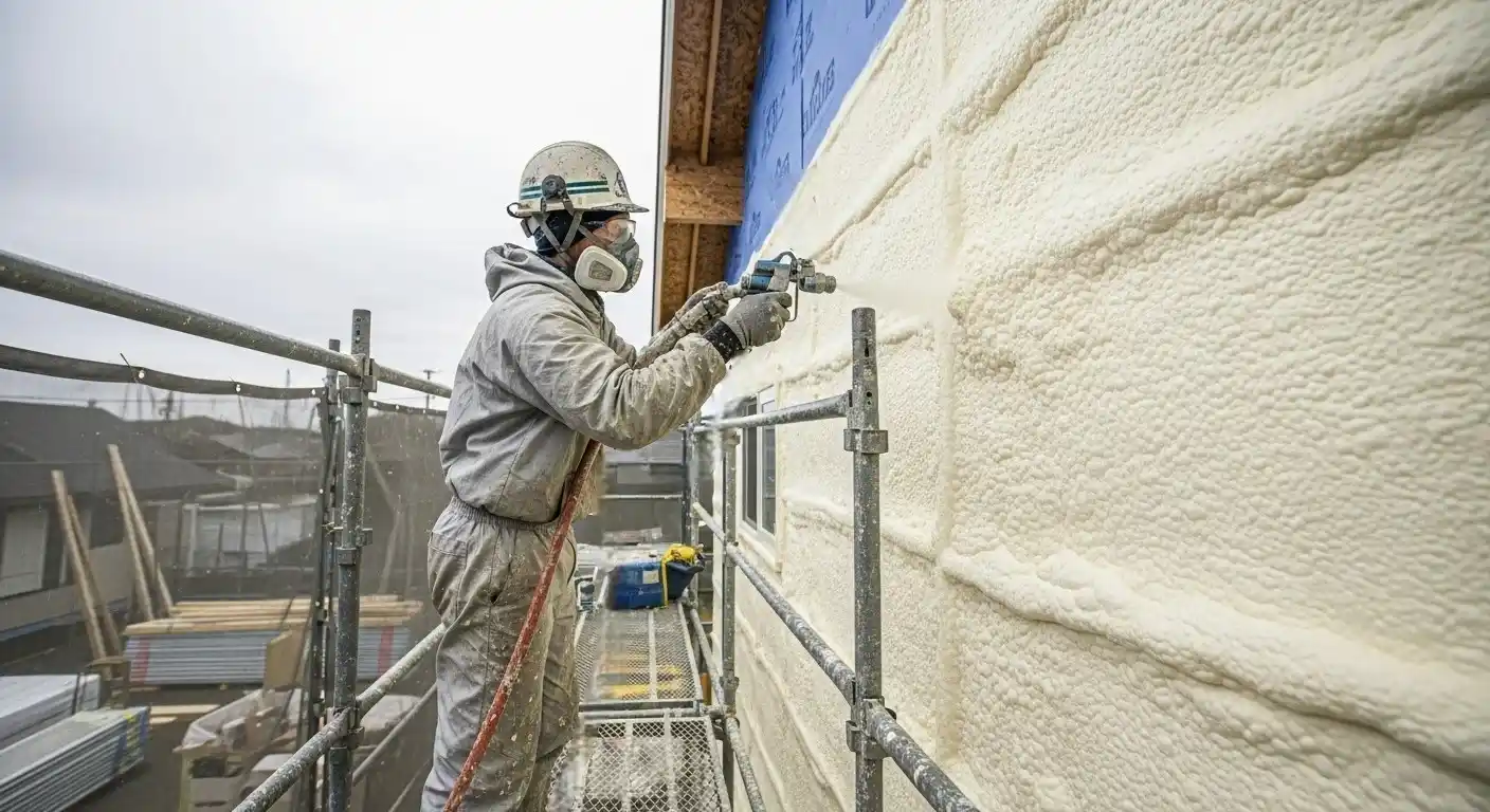 Our Exterior Spray Foam Installation Process
